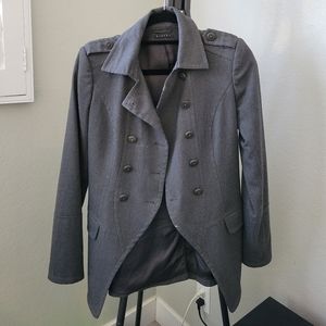 Military trench jacket